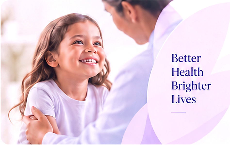 Child receiving compassionate care